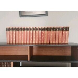 Antq Vtg 1920-50 Black's Readers The Works  Famous  Authors Hardback Books (21)